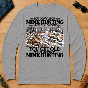 Don't Stop Mink Hunting Snow - sport-grey - LST2D-SportGrey