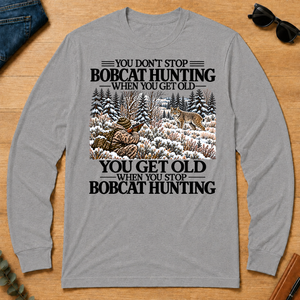 Don't Stop Bobcat Hunting Snow - sport-grey - LST2D-SportGrey
