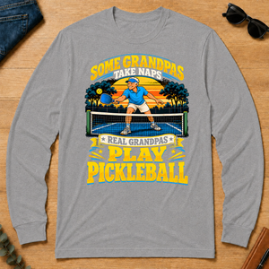 Real Grandpas Play Pickleball - sport-grey - LST2D-SportGrey