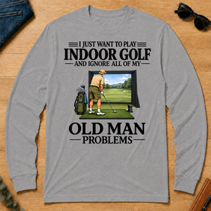I Just Want To Play Indoor Golf - sport-grey - LST2D-SportGrey