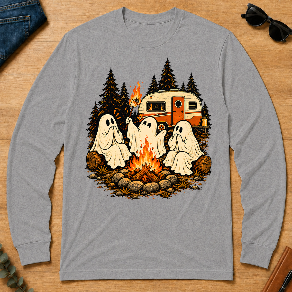 Campfire Marshmallow Mayhem - sport-grey - LST2D-SportGrey