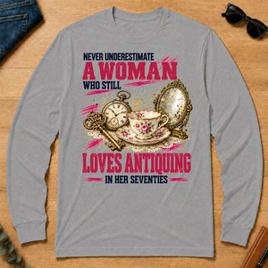 A Woman Still Loves Antiquing In Her Seventies - sport-grey - LST2D-SportGrey