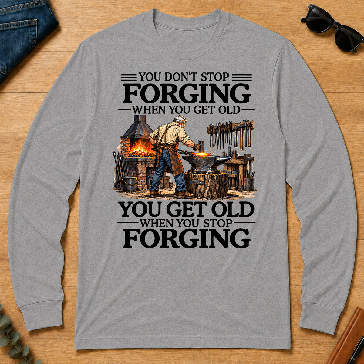 Don't Stop Forging - sport-grey - LST2D-SportGrey