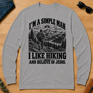 I like Hiking Believe In Jesus - sport-grey - LST2D-SportGrey