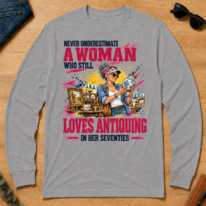A Woman Still Loves Antiquing In Her 70s - sport-grey - LST2D-SportGrey