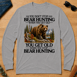 Don't Stop Bear Hunting - sport-grey - LST2D-SportGrey