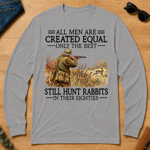 All Men Are Created Equal Rabbit Hunting 80s - sport-grey - LST2D-SportGrey