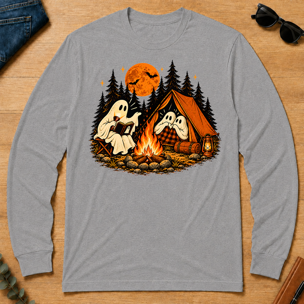 Ghost Stories by the Campfire - sport-grey - LST2D-SportGrey