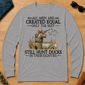 All Men Are Created Equal Duck Hunting 80s - sport-grey - LST2D-SportGrey