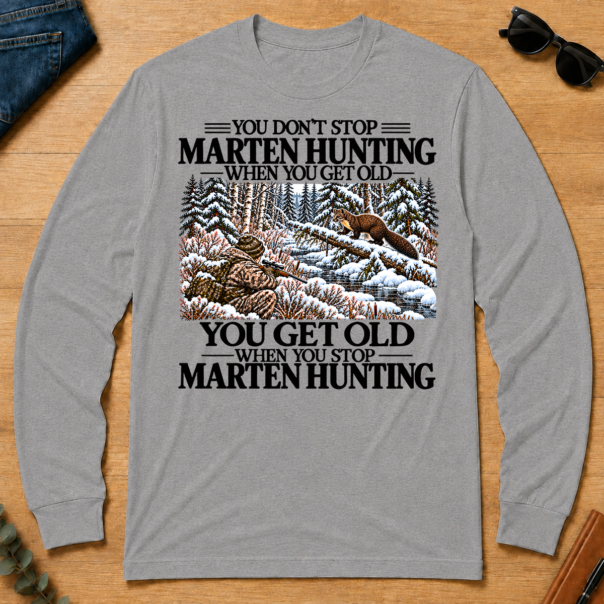 Don't Stop Marten Hunting Snow - sport-grey - LST2D-SportGrey