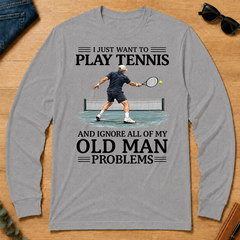 I Just Want To Play Tennis - sport-grey - LST2D-SportGrey