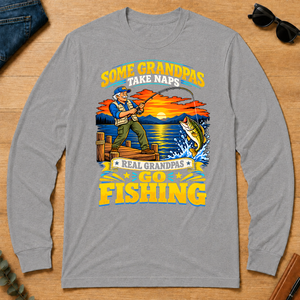 Real Grandpas Go Fishing - sport-grey - LST2D-SportGrey