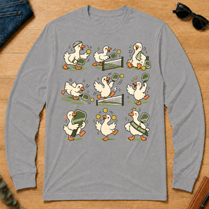 Pickleball Lover Cute Goose - sport-grey - LST2D-SportGrey
