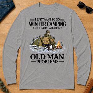 I Just Want To Winter Camping - sport-grey - LST2D-SportGrey