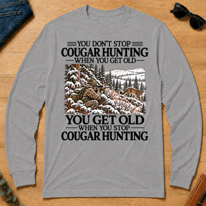 Don't Stop Mountain Lion Hunting Snow - sport-grey - LST2D-SportGrey