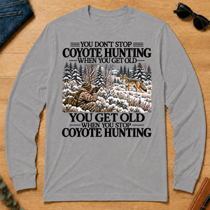 Don't Stop Coyote Hunting Snow - sport-grey - LST2D-SportGrey