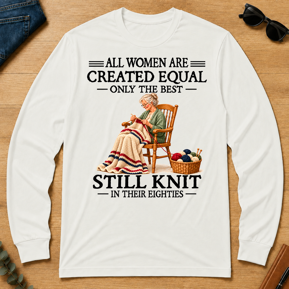 Still Knit 80S - white - LST2D-White