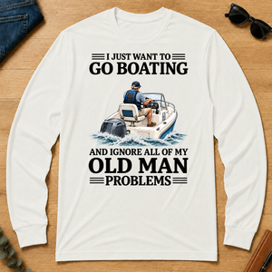 I Just Want To Go Boating - white - LST2D-White