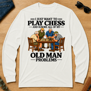 I Just Want To Play Chess - white - LST2D-White