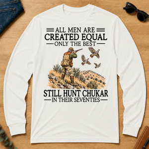 All Men Are Created Equal Chukar Hunting 70s - white - LST2D-White