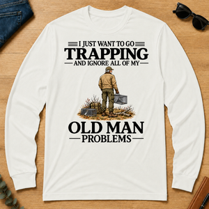 I Just Want To Go Trapping - white - LST2D-White