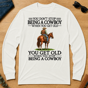 Don't Stop Cowboy - white - LST2D-White