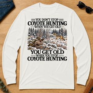 Don't Stop Coyote Hunting Snow - white - LST2D-White