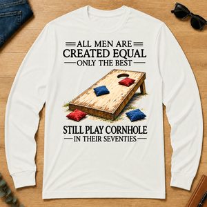Still Play Cornhole In 70s - white - LST2D-White
