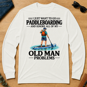 I Just Want To Go paddleboarding - white - LST2D-White