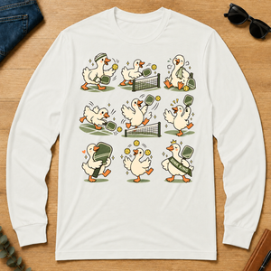 Pickleball Lover Cute Goose - white - LST2D-White