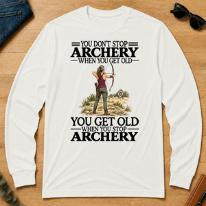 Don't Stop Archery - white - LST2D-White