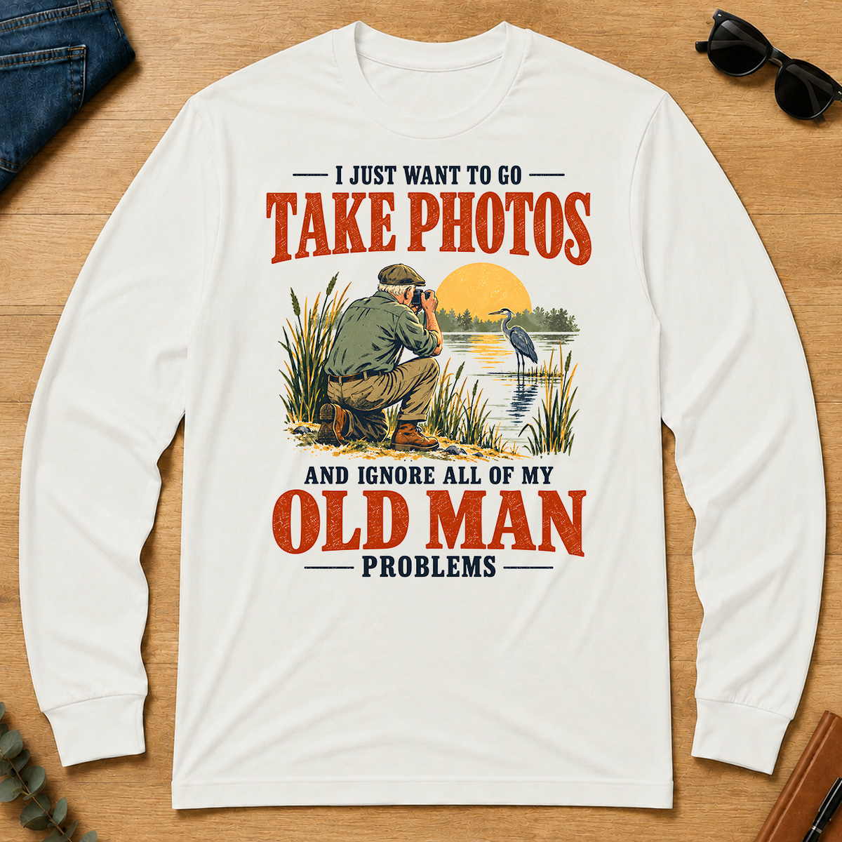I Just Want To Go Take Photos - white - LST2D-White