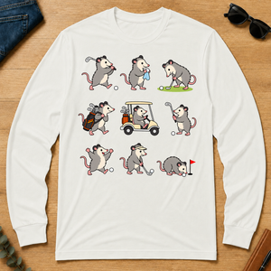 Funny Opossum Golf - white - LST2D-White