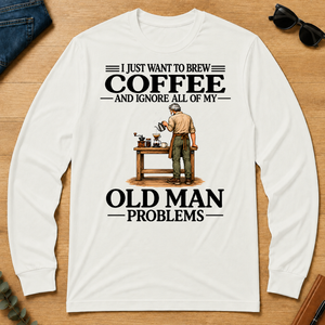 I Just Want To Brew Coffee - white - LST2D-White