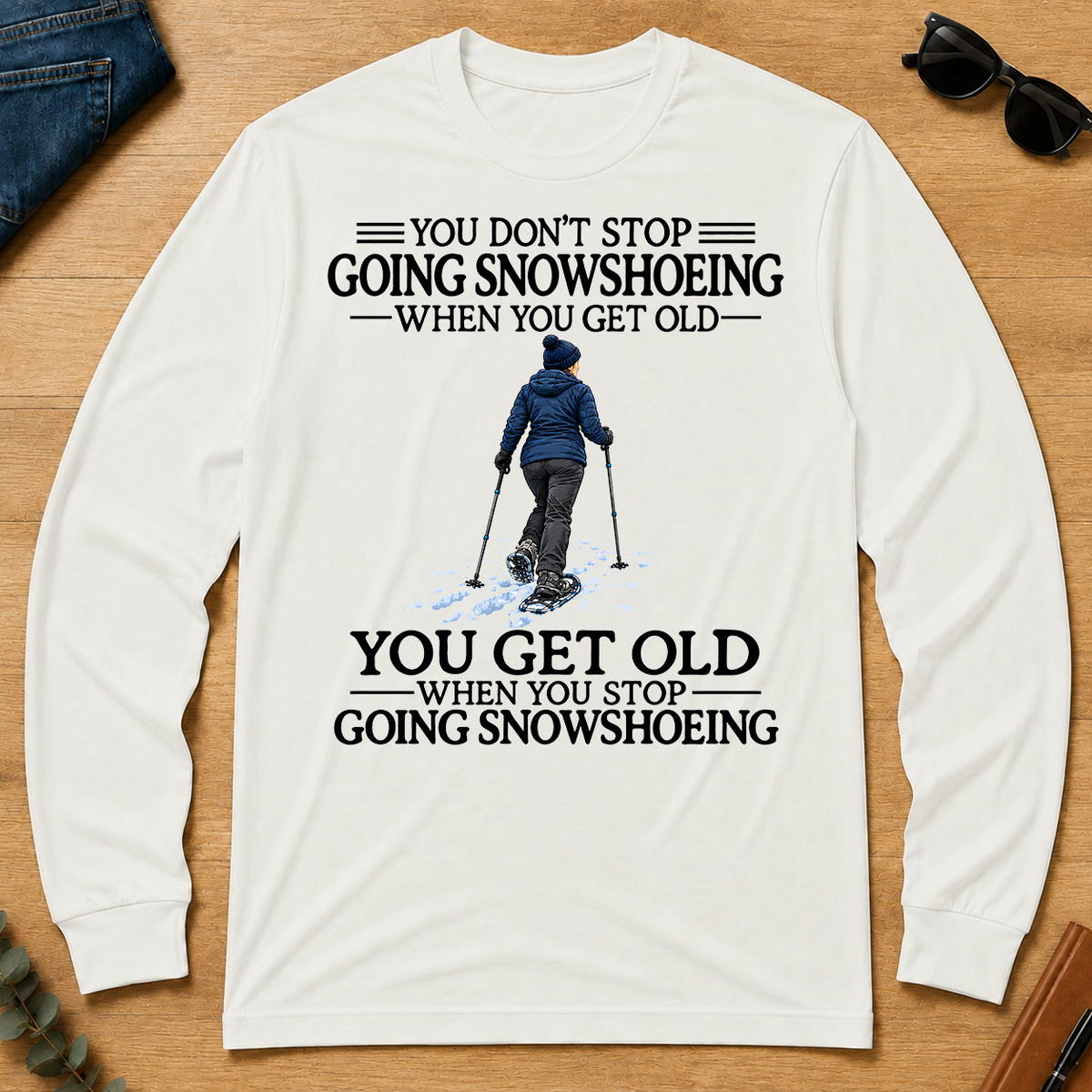 Don't Stop Going Cycling Woman - white - LST2D-White