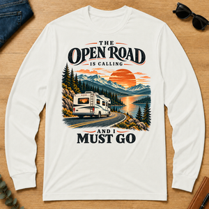 Traveling The Open Road Is Calling And I Must Go - white - LST2D-White