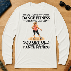 Don't Stop Dance Fitness Woman - white - LST2D-White