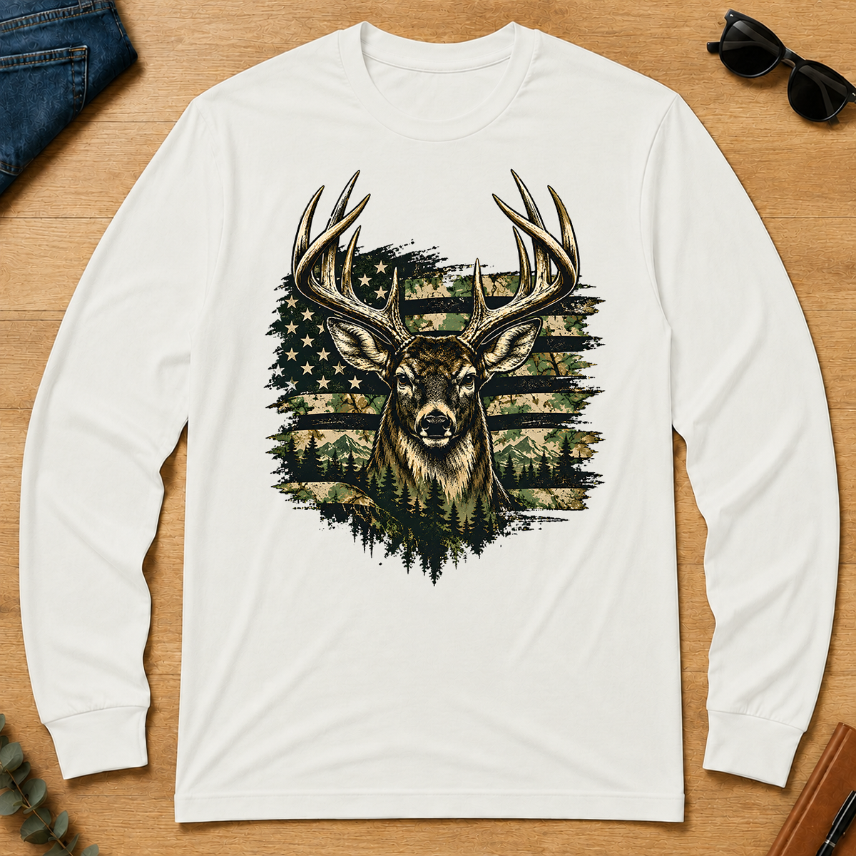 Deer America - white - LST2D-White