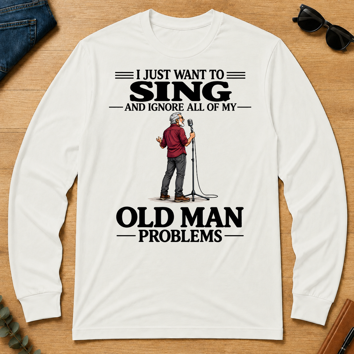 I Just Want To Sing - white - LST2D-White
