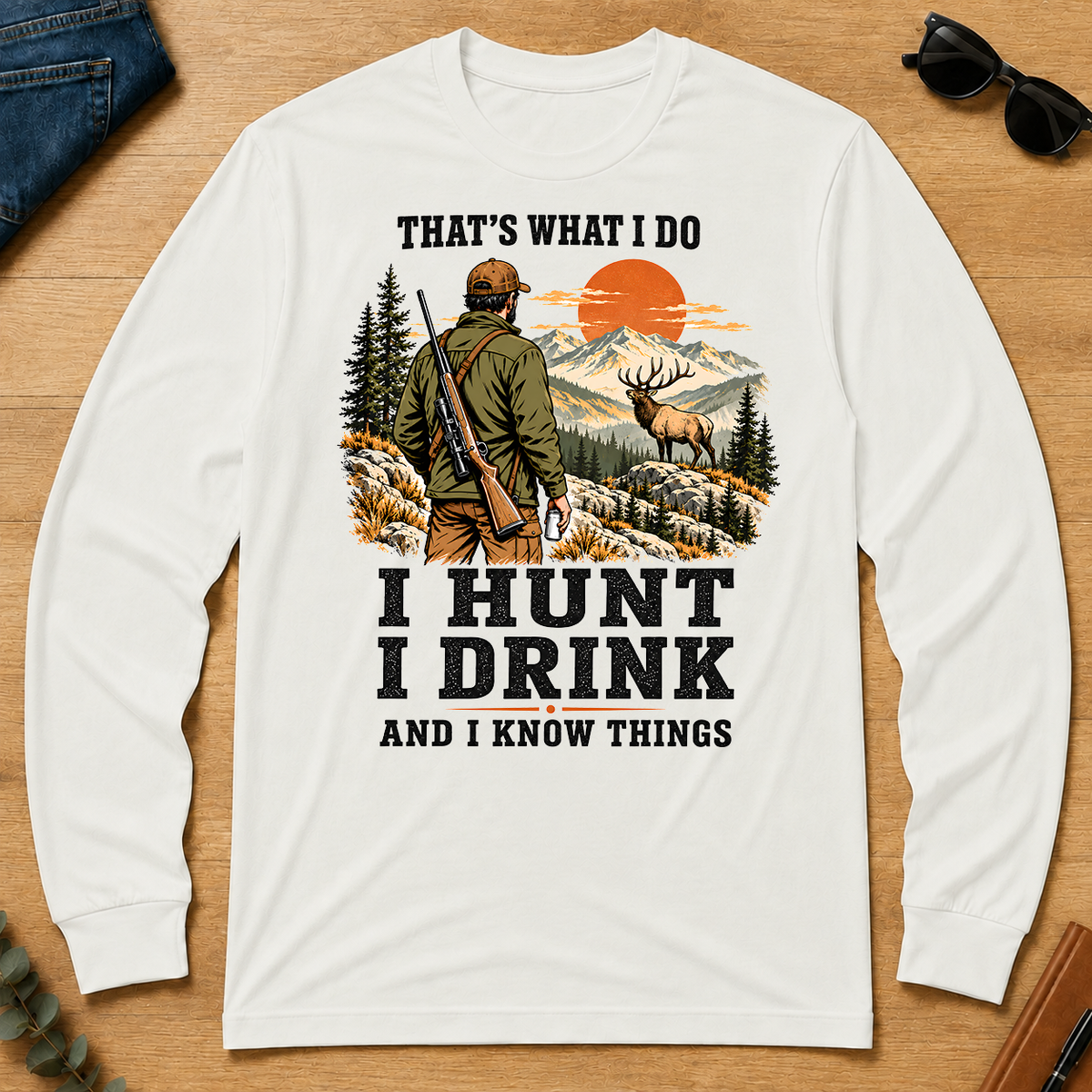 I Hunt I Drink And I Know Things - white - LST2D-White