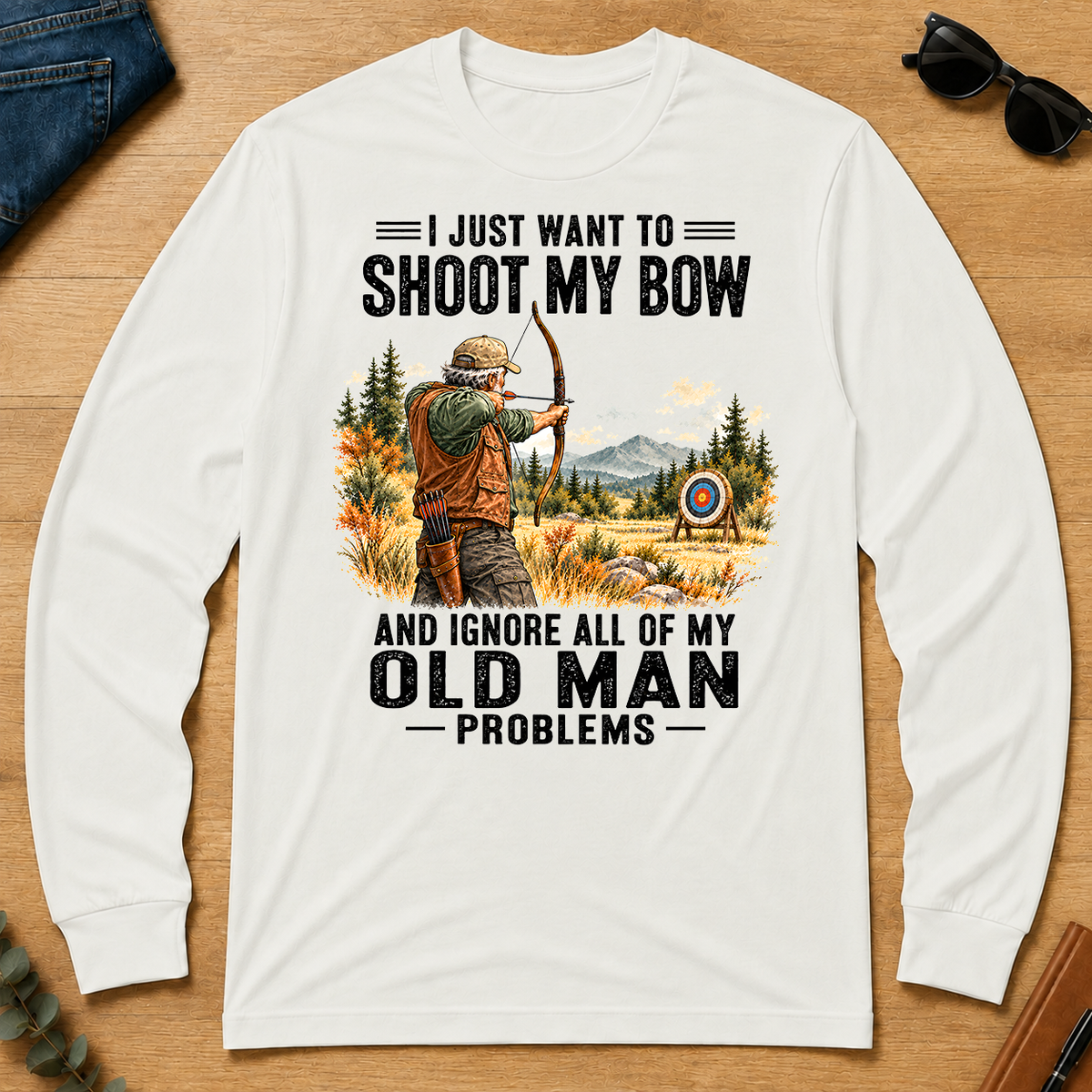 I Just Want To Shoot My Bow Art - white - LST2D-White