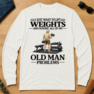 I Just Want To Lift Weights - white - LST2D-White