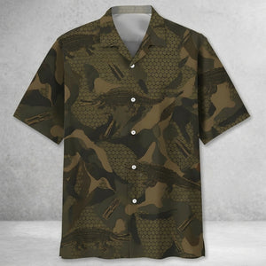 Crocodile Hunting Hawaiian Shirt