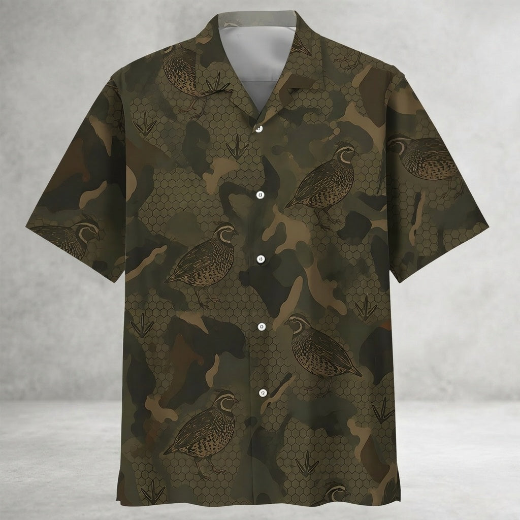 Bobwhite Quail Hunting Hawaiian Shirt