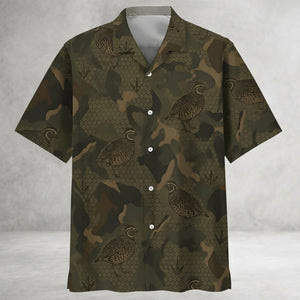 Bobwhite Quail Hunting Hawaiian Shirt