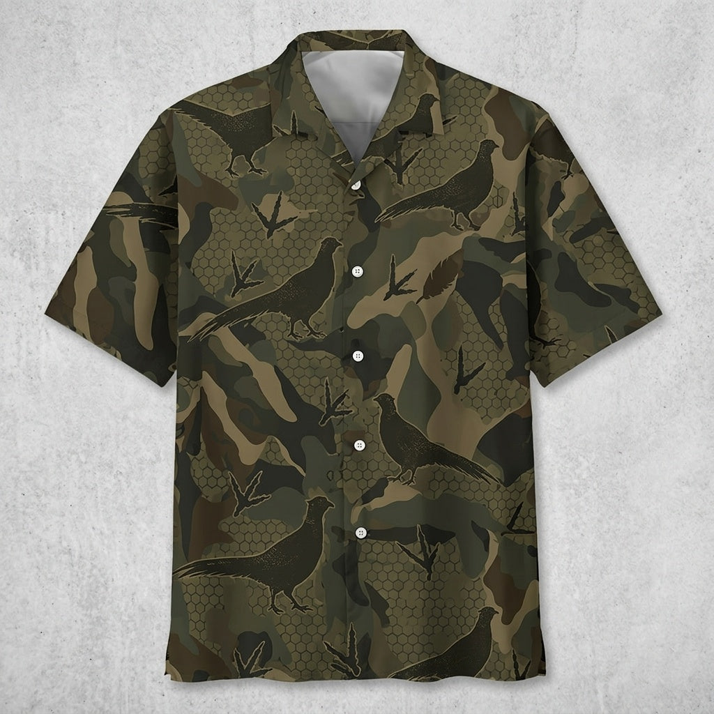 Pheasant Hunting Hawaiian Shirt