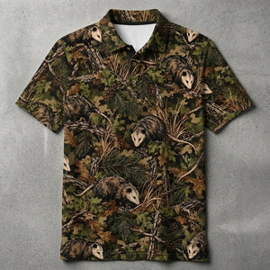 Tactical Opossum Men Polo Shirt
