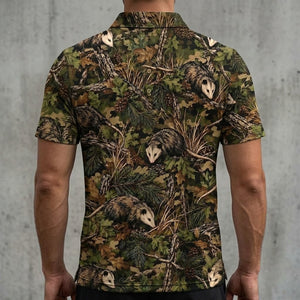 Tactical Opossum Men Polo Shirt