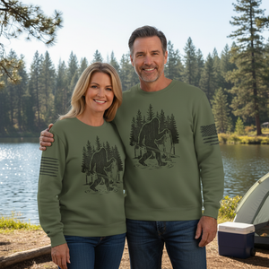 Bigfoot Fishing Funny Fisher Man All Over Print Shirt