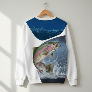 The River Strike Rainbow Trout Fishing All Over Print Shirt